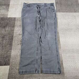 Carhartt‎ Pants Mens 38x30 Dark Gray Rugged Flex Canvas Relaxed Fit 102291 306